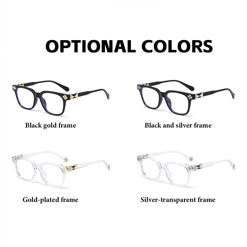 Gafas Anti-Luz Azul Somnae Negro y Dorado