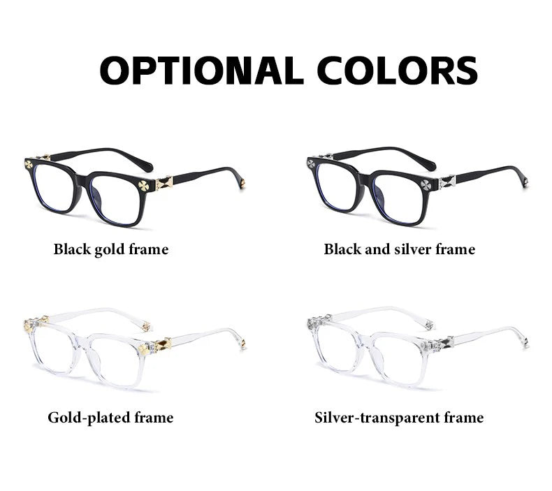 Gafas Anti-Luz Azul Somnae Transparentes y Dorado