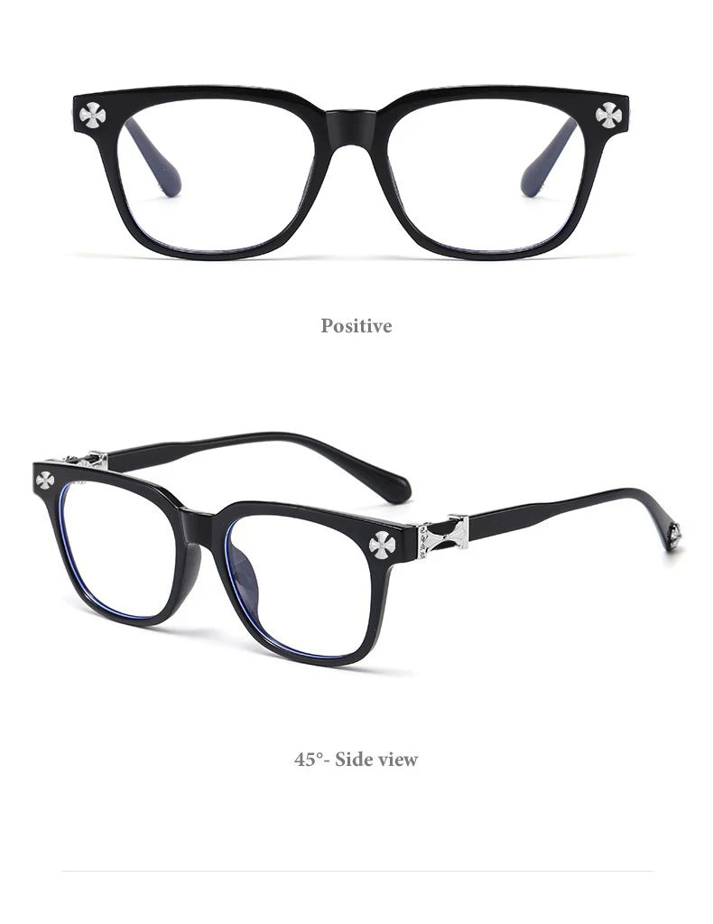 Gafas Anti-Luz Azul Somnae Transparentes y Dorado
