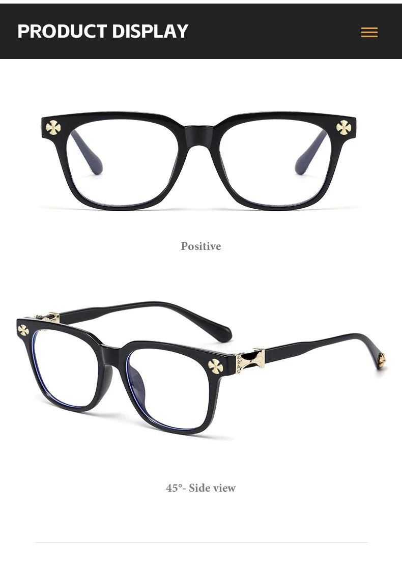 Gafas Anti-Luz Azul Somnae Transparentes y Plateado