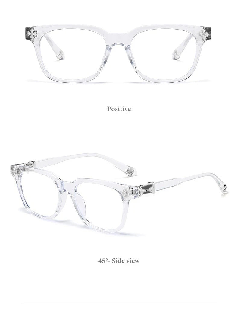 Gafas Anti-Luz Azul Somnae Transparentes y Dorado